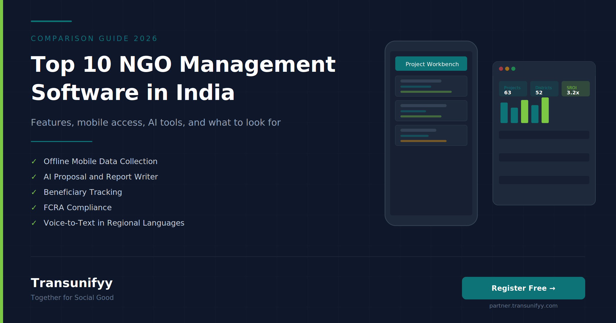 Top 10 NGO Management Software in India and Globally (2026): Features, Comparison & What to Look For