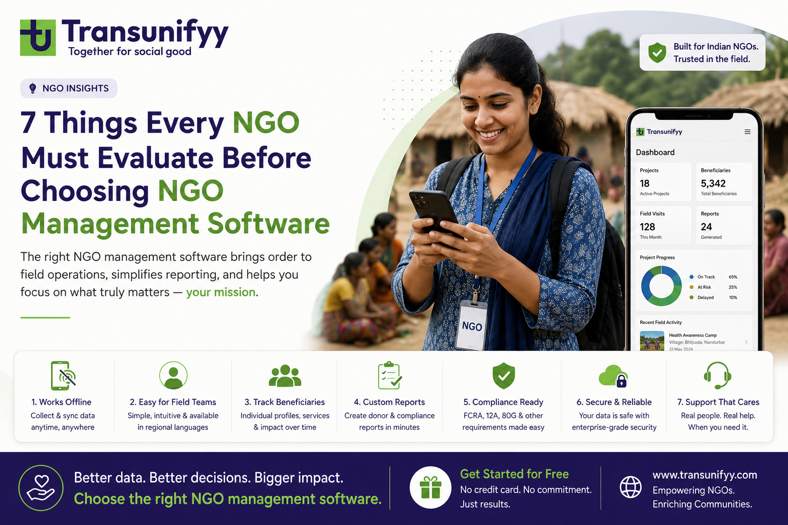 7 Things Every NGO Must Evaluate Before Choosing NGO Management Software